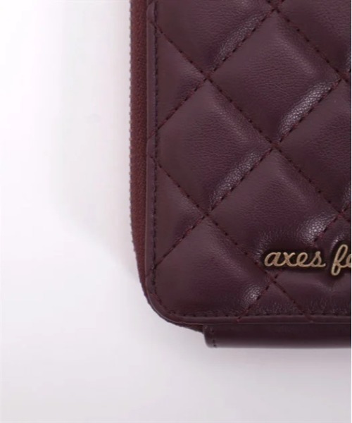 axes femme(アクシーズファム)の「ローズモチーフポシェット(ショルダーバッグ・レディース・ワイン/ブラック・FREE)」の3枚目の写真