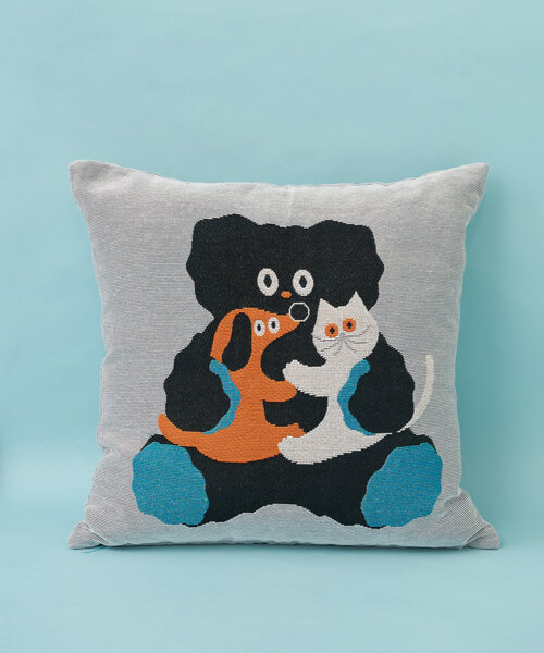 BIRTHDAY BAR（バースデイバー）の「umao×BIRTHDAY BAR　クッションカバー（クッション/クッションカバー・レディース・ブルー系その他/ブラウン・0）」の5枚目の写真