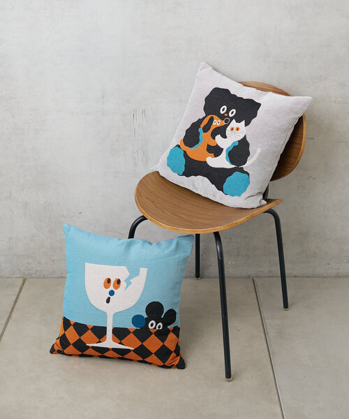 BIRTHDAY BAR（バースデイバー）の「umao×BIRTHDAY BAR　クッションカバー（クッション/クッションカバー・レディース・ブルー系その他/ブラウン・0）」の11枚目の写真