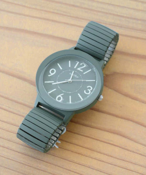 nattito（ナティート）の「〈nattito/ナティート〉 腕時計 ワンカラー ジャバラウォッチ ソフジャ（アナログ腕時計・レディース・ホワイト/ブルー/グレー/カーキ/ブラック・36）」の4枚目の写真