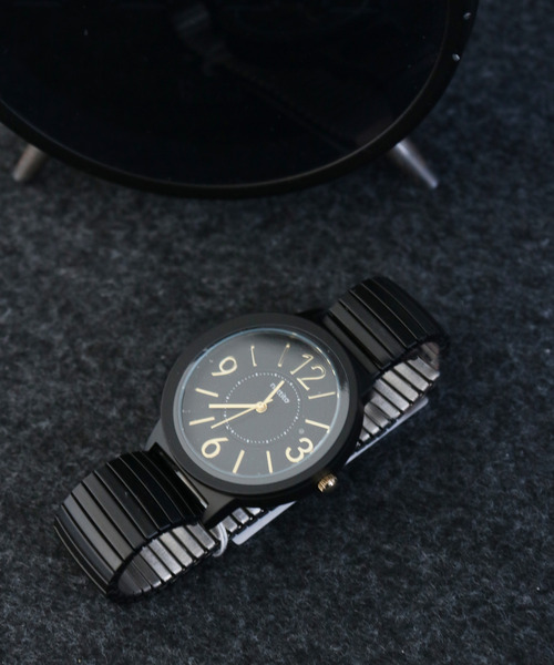 nattito（ナティート）の「〈nattito/ナティート〉 腕時計 ワンカラー ジャバラウォッチ ソフジャ（アナログ腕時計・レディース・ホワイト/ブルー/グレー/カーキ/ブラック・36）」の9枚目の写真