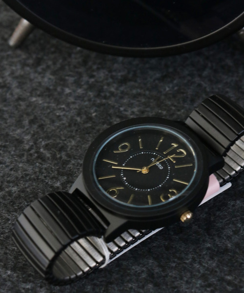 nattito（ナティート）の「〈nattito/ナティート〉 腕時計 ワンカラー ジャバラウォッチ ソフジャ（アナログ腕時計・レディース・ホワイト/ブルー/グレー/カーキ/ブラック・36）」の8枚目の写真