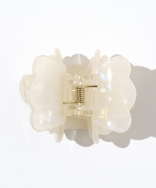 flower（フラワー）の「ジューシーローズクリップ（バレッタ/ヘアクリップ・レディース・ピンク/ホワイト・FREE）」の6枚目の写真