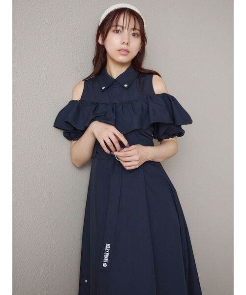 MERCURYDUO（マーキュリーデュオ）の「【MARY QUANTコラボ】ポイントロゴカチューシャ（カチューシャ・レディース・オフホワイト/ブラック・FREE）」の11枚目の写真