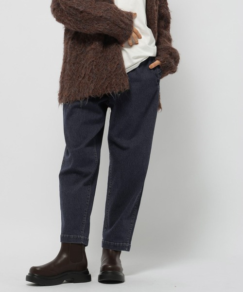 niko and...（ニコアンド）の「ストレッチテーパードパンツ2（その他パンツ・レディース・ベージュ/ブラック/ライトグレー/グリーン/ライトブルー/インディゴブルー/アイボリー/ブルー系その他/グレー系その他/マスタード/ネイビー/ダークブラウン・SMALL/MEDIUM/LARGE）」の9枚目の写真