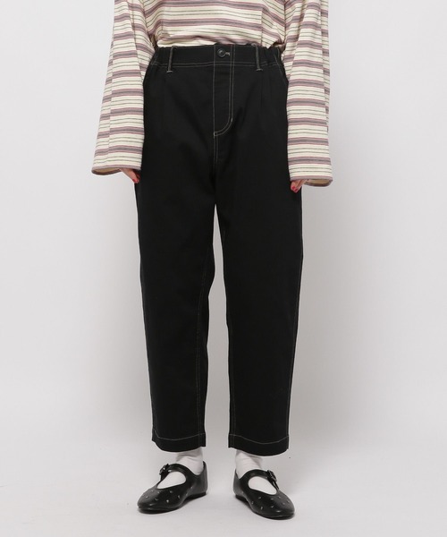 【新品】　NICOLE　ストレッチドビー テーパードパンツ　定価19800 MONSIEUR NICOLE（ムッシュニコル）の「ドビーストレッチパンツ