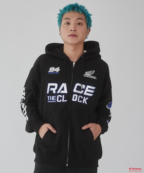セール】∴WEGO/別注HondaグラフィックZIPパーカー（パーカー）｜WEGO