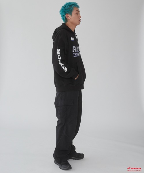セール】∴WEGO/別注HondaグラフィックZIPパーカー（パーカー）｜WEGO