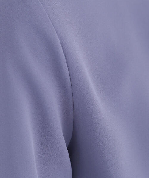 NATURAL BEAUTY BASIC(ナチュラルビューティーベーシック)の「◇ラッフルボウタイブラウス(シャツ/ブラウス・レディース・ダークブルー/オレンジ/オフホワイト・MEDIUM/SMALL)」の5枚目の写真
