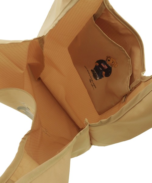 POLO RALPH LAUREN（ポロ ラルフ ローレン）の「ショルダーレインバッグ "FLAG BEAR" ポロベア（トートバッグ・レディース・ベージュ/ブラック/チェリーピンク/ネイビー・FREE）」の17枚目の写真