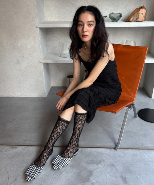 FUULLY STUDIO(フーリィーステューディオ)の「BIGリボンミュール(パンプス・レディース・チェック/ピンク・SMALL/MEDIUM/LARGE)」の10枚目の写真
