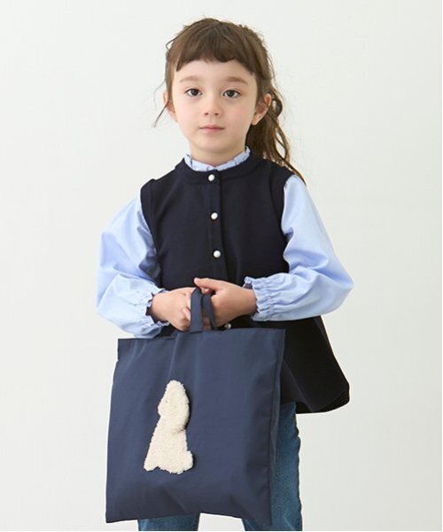 petit main(プティマイン)の「【リンク】フレアベストドッキングトップス(キッズ)(シャツ/ブラウス・キッズ・ネイビー/ライトベージュ・80cm/90cm/110cm/100cm/120cm/130cm)」の7枚目の写真