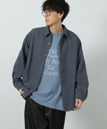 シャークスキン比翼シャツ長袖 / 289659