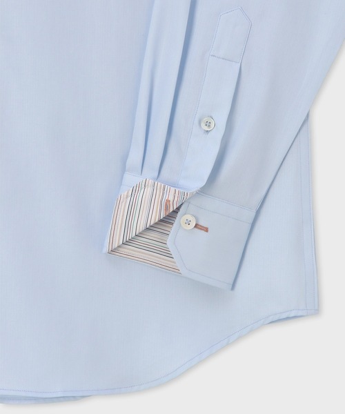 Paul Smith(ポールスミス)の「ヘリンボーン ボタンダウン ドレスシャツ / 153202 807PR(ビジネスシャツ・メンズ・ホワイト/ライトブルー/ライトパープル・SMALL/MEDIUM/LARGE/X-LARGE/XX-LARGE)」の5枚目の写真