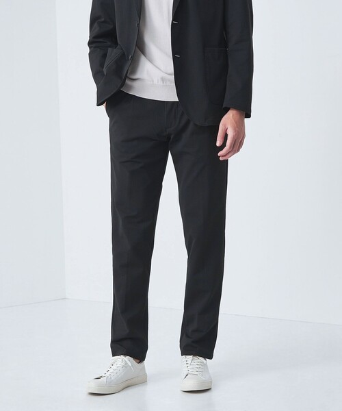 EDWIN(エドウィン)の「<EDWIN>デニスラ ROOMY テーパード サッカー スラックス(スラックス・メンズ・ブラック/ネイビー・M/L/S)」の1枚目の写真