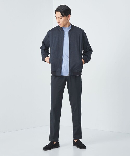 EDWIN(エドウィン)の「<EDWIN>デニスラ ROOMY テーパード サッカー スラックス(スラックス・メンズ・ブラック/ネイビー・M/L/S)」の3枚目の写真