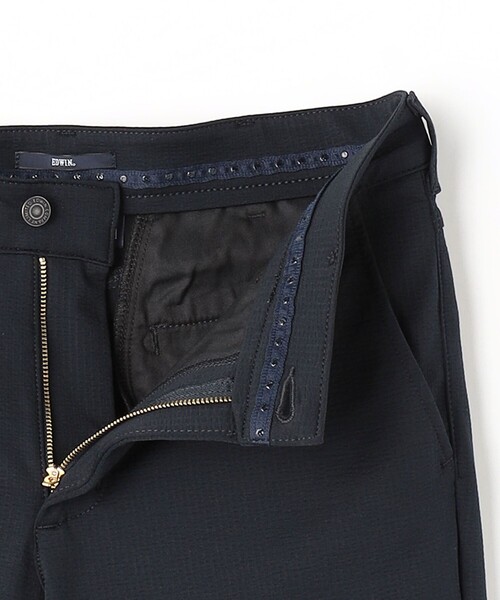 EDWIN(エドウィン)の「<EDWIN>デニスラ ROOMY テーパード サッカー スラックス(スラックス・メンズ・ブラック/ネイビー・M/L/S)」の11枚目の写真