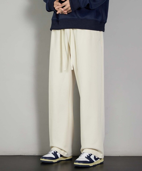 aimoha(アイモハ)の「aimoha men ミニマルワイドパンツ(その他パンツ・メンズ・ベージュ・MEDIUM/LARGE/X-LARGE/XX-LARGE)」の1枚目の写真