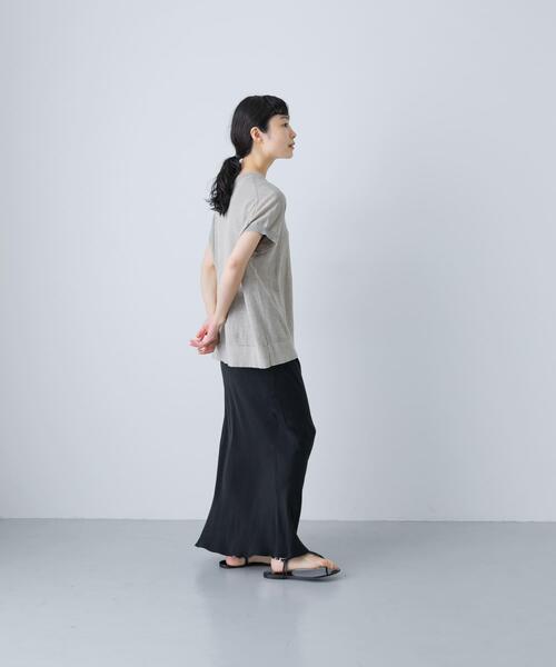 KAGURE かぐれ キュプラスカート チャコール 2サイズ展開』キュプラスカート（スカート）｜かぐれ（カグレ