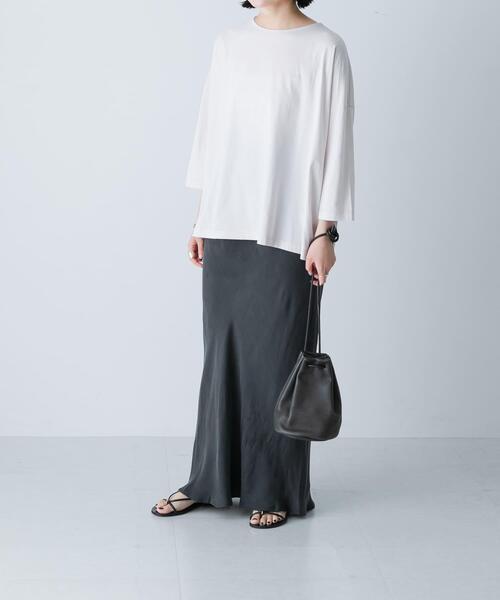 かぐれ（カグレ）の「『2サイズ展開』キュプラスカート（スカート