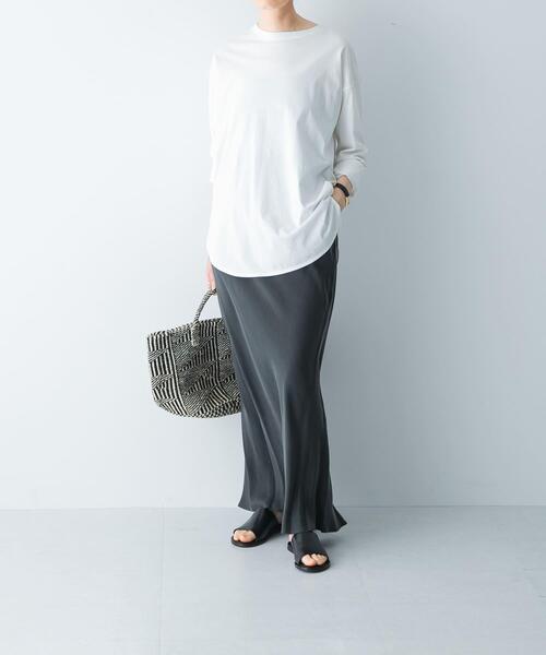 かぐれ 『2サイズ展開』キュプラスカート サイズ1 2サイズ展開』キュプラスカート（スカート）｜かぐれ（カグレ