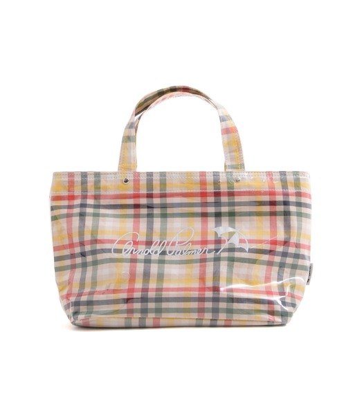 Arnold Palmer（アーノルドパーマー）の「ラミネート × タイベック バッグ（トートバッグ・レディース・キャメル/ベージュ/ブラック・F）」の7枚目の写真