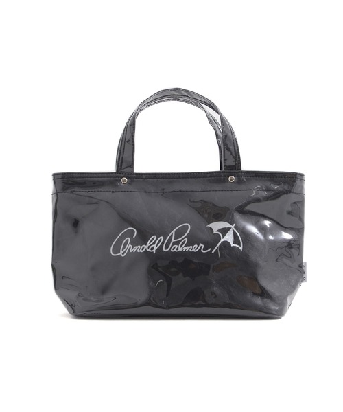 Arnold Palmer（アーノルドパーマー）の「ラミネート × タイベック バッグ（トートバッグ・レディース・キャメル/ベージュ/ブラック・F）」の11枚目の写真