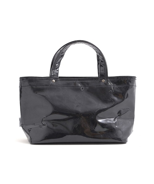 Arnold Palmer（アーノルドパーマー）の「ラミネート × タイベック バッグ（トートバッグ・レディース・キャメル/ベージュ/ブラック・F）」の13枚目の写真