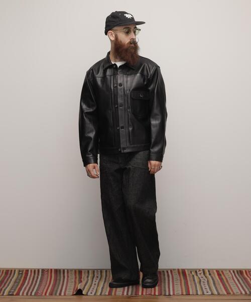 schott(ショット)の「Schott/ショット/SHEEP LEATHER 1st TRACKER JACKET/シープレザー Gジャン(ライダースジャケット・メンズ・ブラック・S/2XL/XL/M/L)」の11枚目の写真