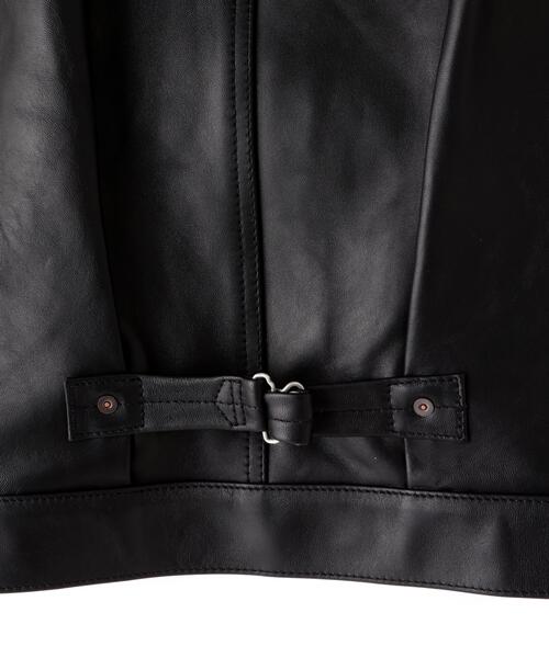 schott(ショット)の「Schott/ショット/SHEEP LEATHER 1st TRACKER JACKET/シープレザー Gジャン(ライダースジャケット・メンズ・ブラック・S/2XL/XL/M/L)」の17枚目の写真