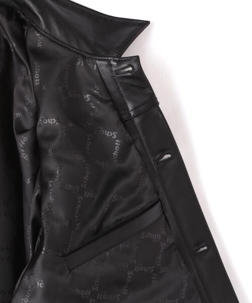 Schott(ショット)の「Schott/ショット/SHEEP LEATHER 1st TRACKER JACKET/シープレザー Gジャン(ライダースジャケット・メンズ・ブラック・S/2XL/XL/M/L)」の5枚目の写真