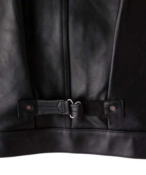 schott（ショット）の「Schott/ショット/SHEEP LEATHER 1st TRACKER JACKET/シープレザー Gジャン（ライダースジャケット・メンズ・ブラック・S/2XL/XL/M/L）」の17枚目の写真