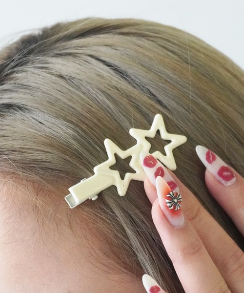 Port / ポート 】 2個セット キャンディーカラー 星型 ヘアピン / ヘア