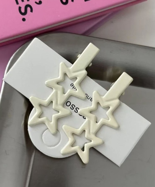 Port / ポート 】 2個セット キャンディーカラー 星型 ヘアピン / ヘア