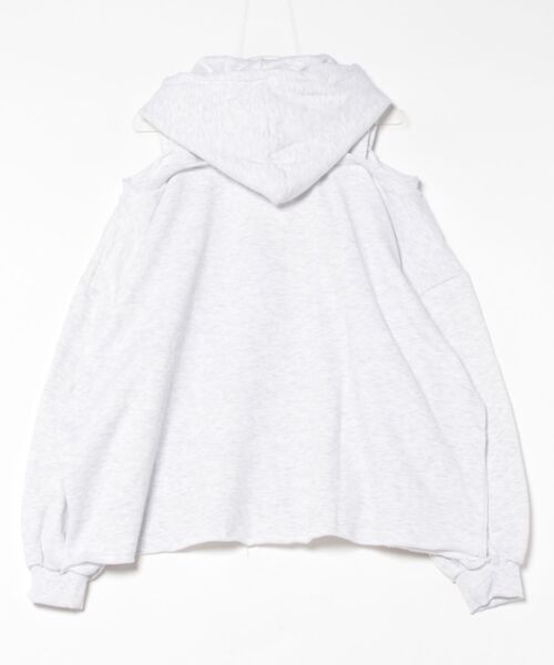 esutoreja（エストレジャ）の「オープンショルダーフーディ（Tシャツ/カットソー・レディース・ライトアッシュグレー/ブラウン/ブラック・FREE）」の19枚目の写真