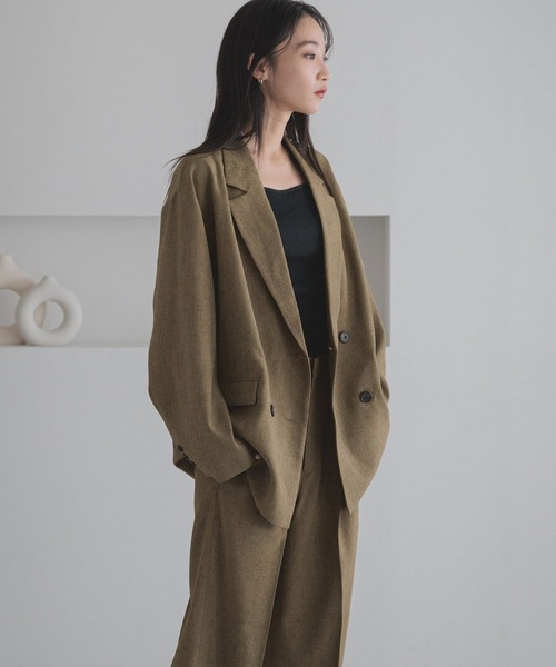 セール】ホップサックダブルジャケット 243336（テーラードジャケット