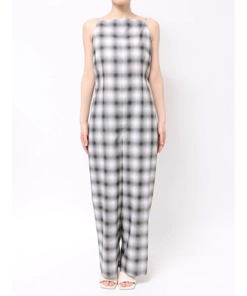 LAGUNAMOON(ラグナムーン)の「オンブレチェックオールインワン(つなぎ/オールインワン・レディース・ブラック/ベージュ・SMALL/MEDIUM)」の14枚目の写真