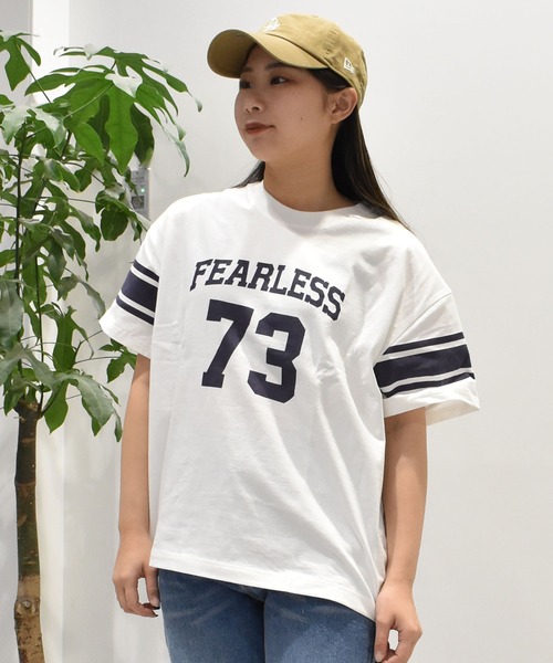 ムラサキスポーツ(ムラサキスポーツ)の「RIKKA FEMME/リッカファム ナンバリングTシャツ RF25SS08(Tシャツ/カットソー・レディース・ホワイト/ネイビー・FREE)」の15枚目の写真