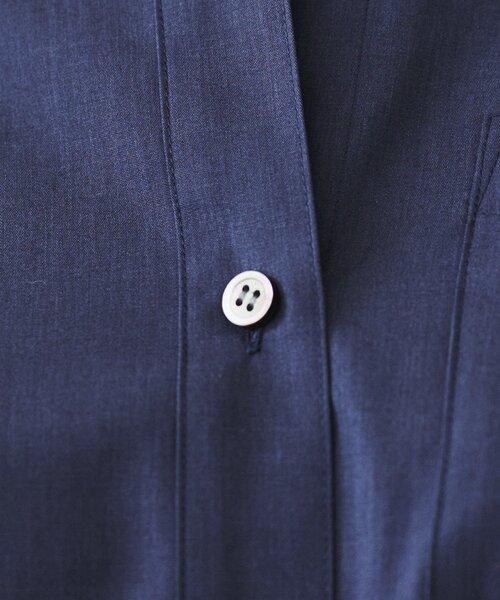 UNTITLED（アンタイトル）の「バンドカラーシャツワンピース（ワンピース・レディース・オリーブ/サンドベージュ/ブルー系その他/ベージュ系その他2・00/01/02/03/04/44/48）」の11枚目の写真