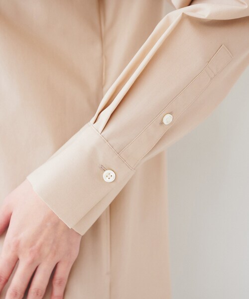 UNTITLED（アンタイトル）の「バンドカラーシャツワンピース（ワンピース・レディース・オリーブ/サンドベージュ/ブルー系その他/ベージュ系その他2・00/01/02/03/04/44/48）」の19枚目の写真