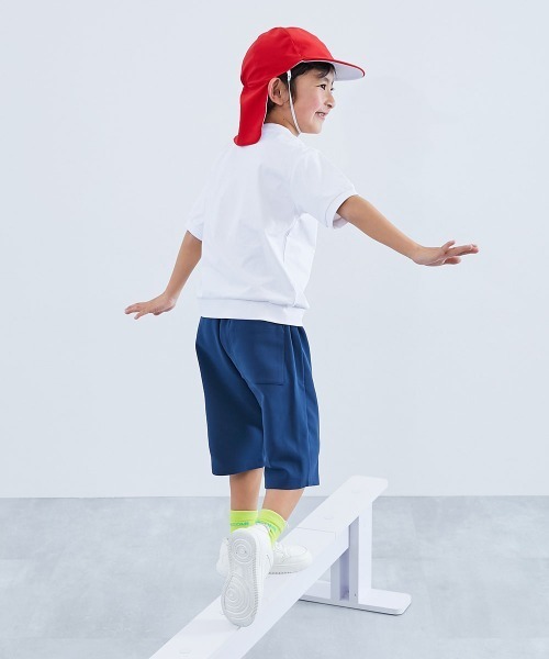 devirock（デビロック）の「気化熱でひんやり UVカット あご紐が取り替えやすい  形がえらべる 赤白帽(替えゴム紐付き)（キャップ・キッズ・レッド系2/レッド系1・ML/M）」の8枚目の写真