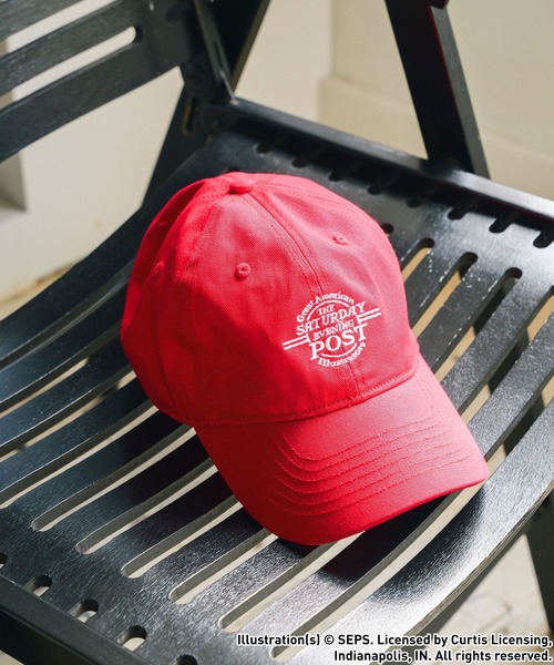 RAGEBLUE（レイジブルー）の「【THE SATURDAY EVENING POST】刺繍ロゴキャップ（キャップ・メンズ・ブラック/ネイビー/レッド・FREE）」の3枚目の写真