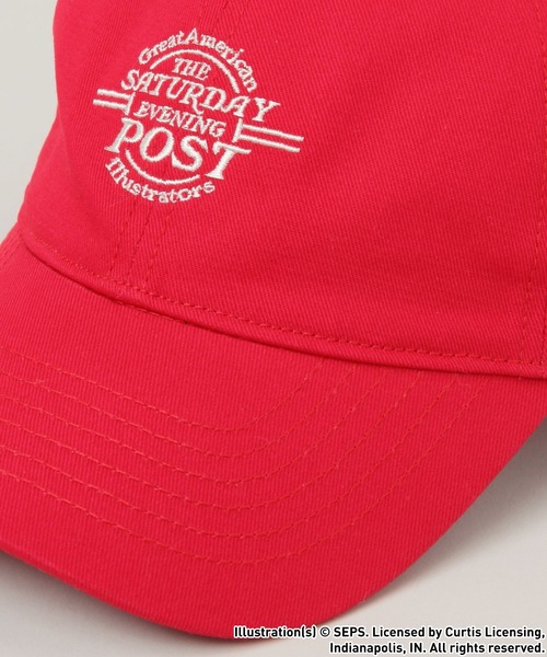 RAGEBLUE（レイジブルー）の「【THE SATURDAY EVENING POST】刺繍ロゴキャップ（キャップ・メンズ・ブラック/ネイビー/レッド・FREE）」の6枚目の写真