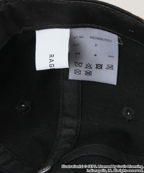 RAGEBLUE（レイジブルー）の「【THE SATURDAY EVENING POST】刺繍ロゴキャップ（キャップ・メンズ・ブラック/ネイビー/レッド・FREE）」の4枚目の写真