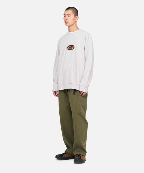Gramicci（グラミチ）の「G-BLUR SWEATSHIRT｜G-ブラースウェットシャツ（スウェット・メンズ・グリーン/レッド/ブルー・XL/L/M/S/XXL）」の7枚目の写真