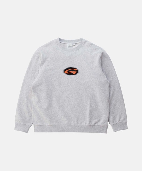 Gramicci（グラミチ）の「G-BLUR SWEATSHIRT｜G-ブラースウェットシャツ（スウェット・メンズ・グリーン/レッド/ブルー・XL/L/M/S/XXL）」の9枚目の写真