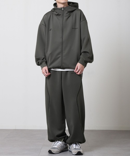 ZIP FIVE】 ドローコード内蔵 エステル ジャージ 変形 パイピング