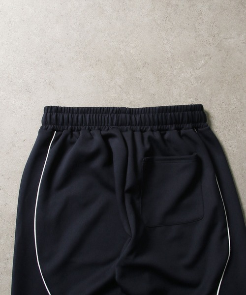 ZIP FIVE（ジップファイブ）の「【ZIP FIVE】 ドローコード内蔵 エステル ジャージ 変形 パイピング トラック スウェット パンツ（スウェットパンツ・メンズ・ブラック/ネイビー/チャコール・LARGE/X-LARGE/MEDIUM）」の17枚目の写真