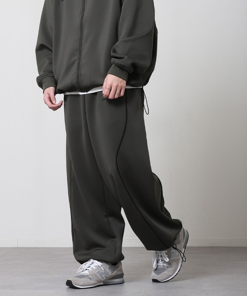 ZIP FIVE】 ドローコード内蔵 エステル ジャージ 変形 パイピング