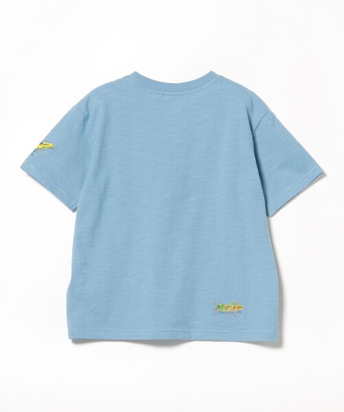 BEAMS mini（ビームスミニ）の「メッシュ ポケット 昆虫 Tシャツ 2025SS（90～130cm）（Tシャツ/カットソー・キッズ・オリーブ/ブルー系その他2/オフホワイト・100/110/120/130/90）」の21枚目の写真